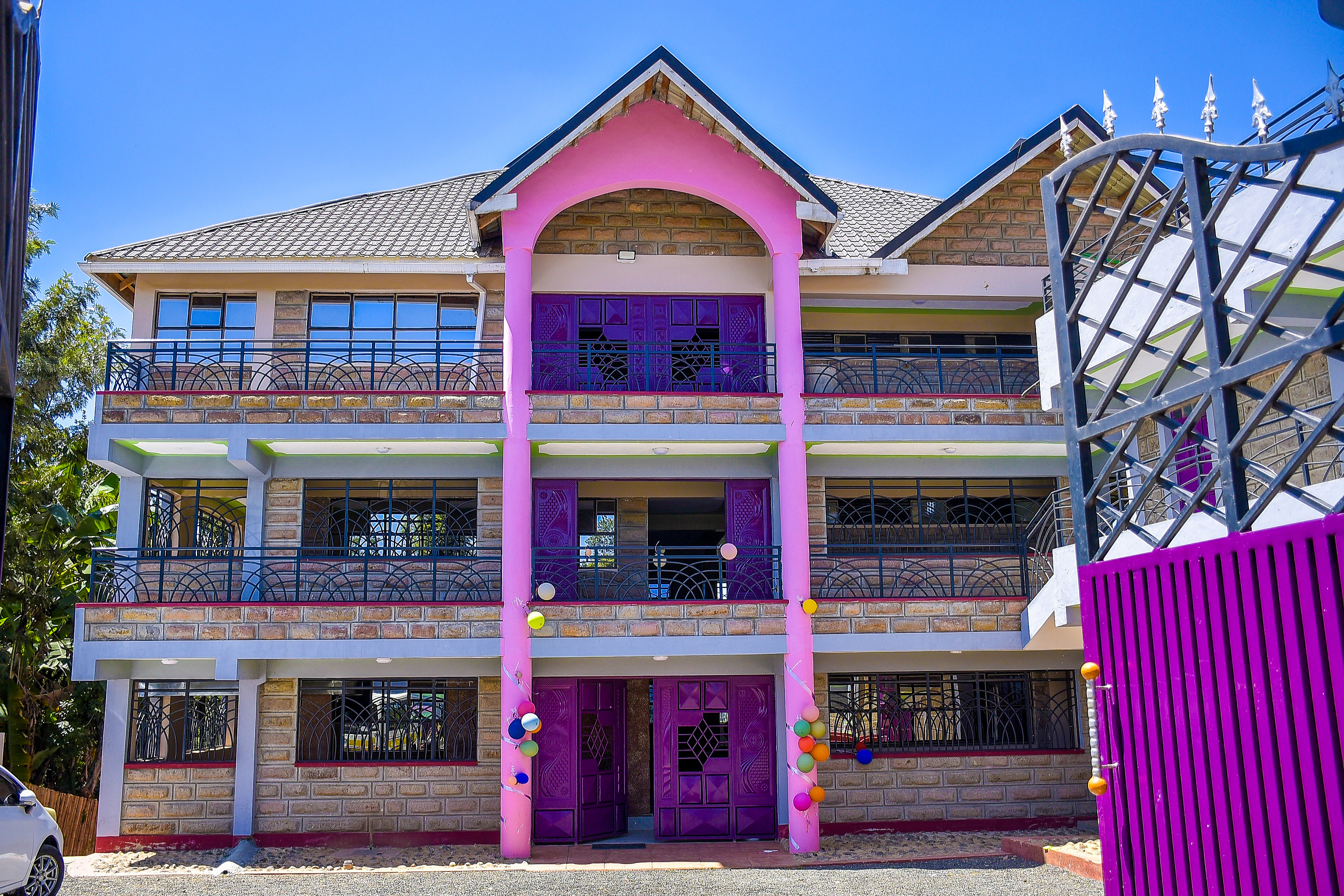 Front Pink Building